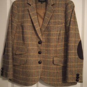 Talbot's plaid blazer